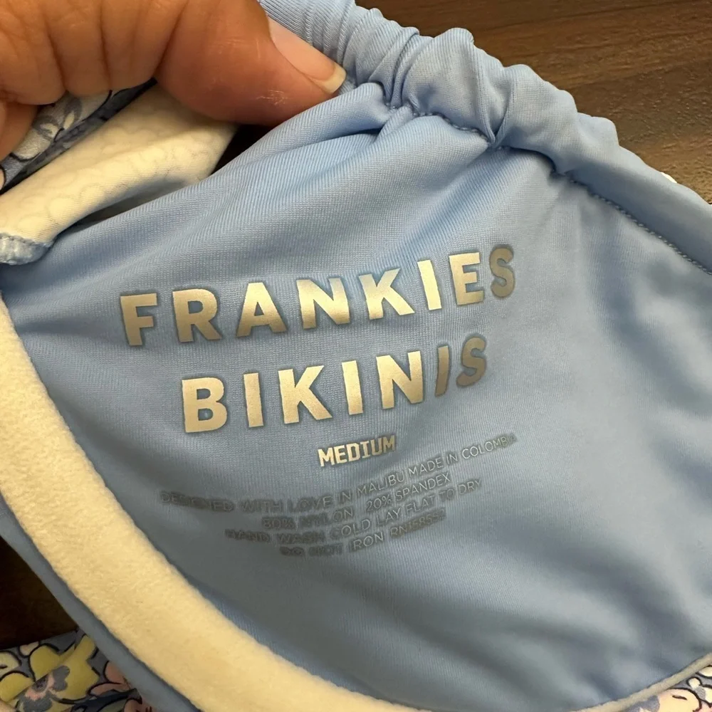 Frankie's Bikinis Birdie Ruffle Bikini Top